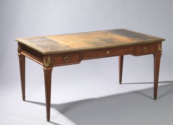 bureau sormani acajou mahogany desk french expertise estimation appraisal valuation auction